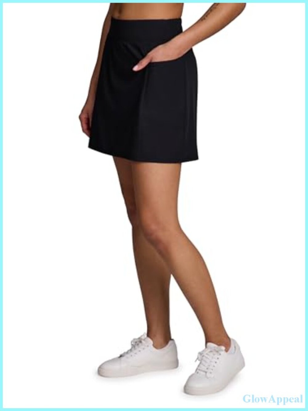 Women's Athletic Skort with Bike Shorts – Quick Dry, Pockets, High Waist